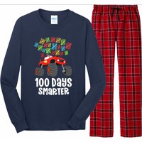 Boys 100th Day Of School Monster Truck 100 Smarter Long Sleeve Pajama Set