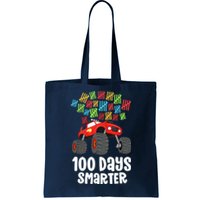 Boys 100th Day Of School Monster Truck 100 Smarter Tote Bag