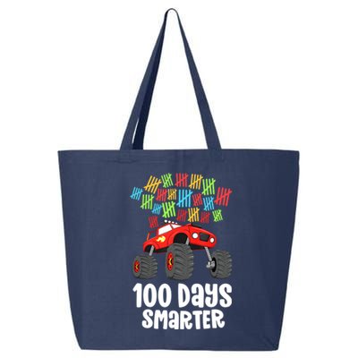 Boys 100th Day Of School Monster Truck 100 Smarter 25L Jumbo Tote