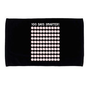 Baseball 100th Day Of School For Boy 100 Days Microfiber Hand Towel