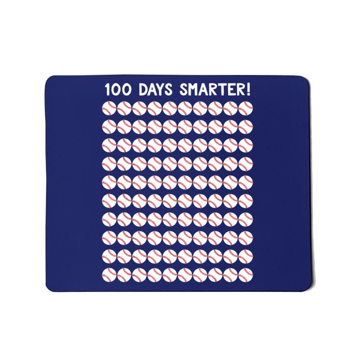 Baseball 100th Day Of School For Boy 100 Days Mousepad