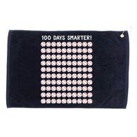 Baseball 100th Day Of School For Boy 100 Days Grommeted Golf Towel