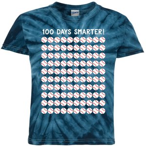 Baseball 100th Day Of School For Boy 100 Days Kids Tie-Dye T-Shirt