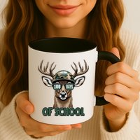 Bucked 100 Days Of School Deer Student 100th Day Mug