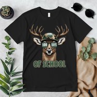 Bucked 100 Days Of School Deer Student 100th Day Premium T-Shirt
