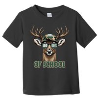 Bucked 100 Days Of School Deer Student 100th Day Toddler T-Shirt