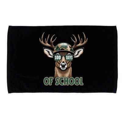 Bucked 100 Days Of School Deer Student 100th Day Microfiber Hand Towel