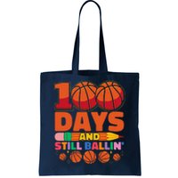 Basketball 100th Day Of School 100 Days Of School Tote Bag