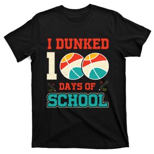 Basketball 100 Days Of School Funny T-Shirt