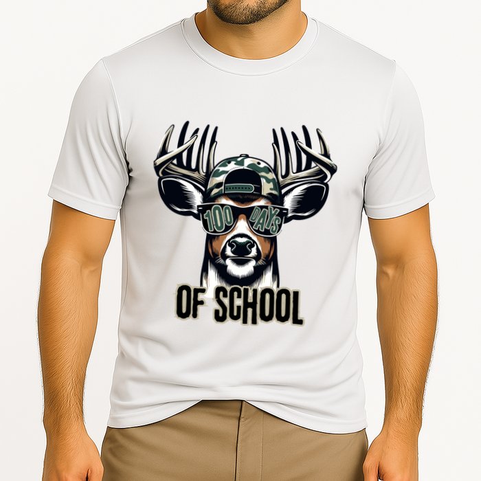Boy 100 Day Buck Cooling Performance Crew T-Shirt
