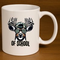 Boy 100 Day Buck 11oz C Handle Ceramic Mug