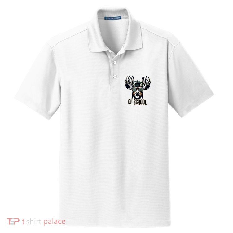 Boy 100 Day Buck Dry Zone Grid Polo
