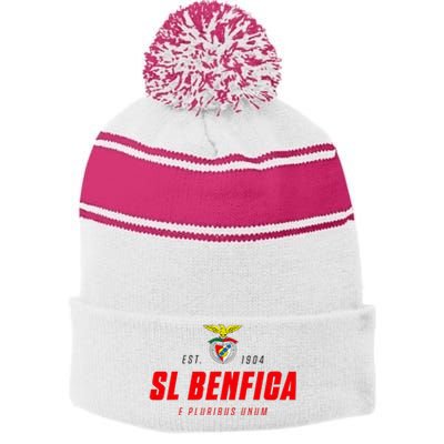 Benfica 1904 E Pluribus Unum Stripe Pom Pom Beanie