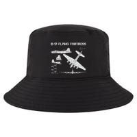 B 17 Flying Fortress Ww2 Heavy Bomber Aircraft Blueprint Cool Comfort Performance Bucket Hat