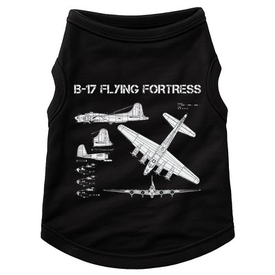 B 17 Flying Fortress Ww2 Heavy Bomber Aircraft Blueprint Doggie Tank