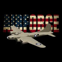 B 17 Flying Fortress B17 Bomber Bucket Hat