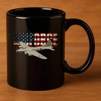 B 17 Flying Fortress B17 Bomber 11oz C Handle Ceramic Mug