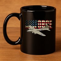 B 17 Flying Fortress B17 Bomber 11oz C Handle Ceramic Mug