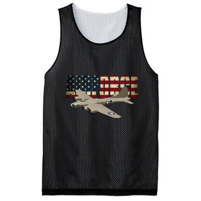 B 17 Flying Fortress B17 Bomber Mesh Reversible Basketball Jersey Tank