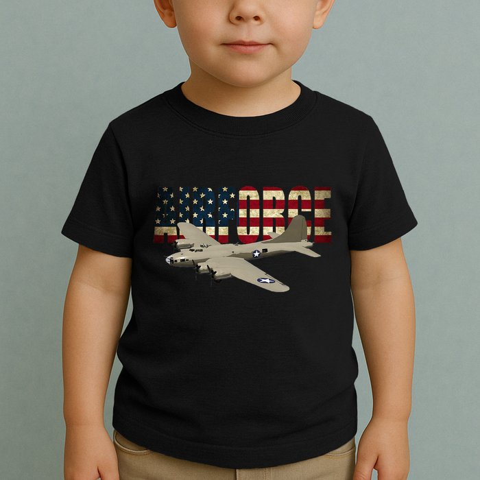 B 17 Flying Fortress B17 Bomber Toddler T-Shirt
