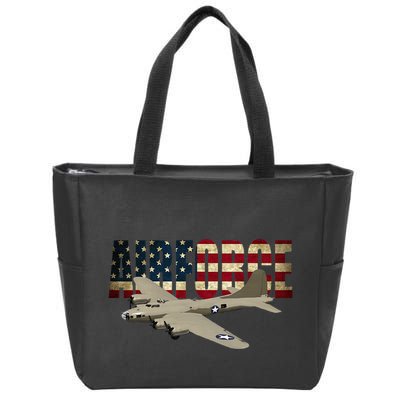 B 17 Flying Fortress B17 Bomber Zip Tote Bag
