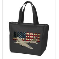 B 17 Flying Fortress B17 Bomber Zip Tote Bag