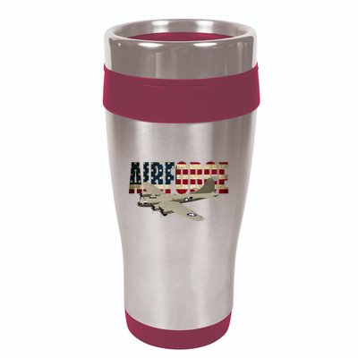 B 17 Flying Fortress B17 Bomber 16oz Travel Tumbler