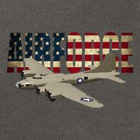 B 17 Flying Fortress B17 Bomber Cotton Canvas Backpack