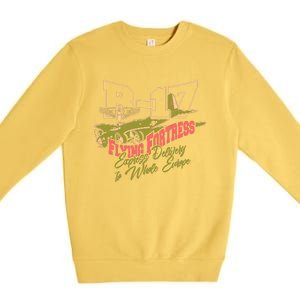 B 17 Flying Fortress Premium Crewneck Sweatshirt