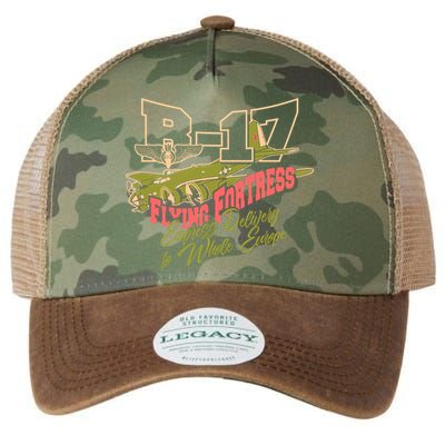 B 17 Flying Fortress Legacy Tie Dye Trucker Hat