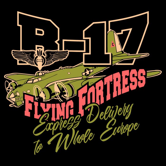 B 17 Flying Fortress Bucket Hat