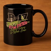 B 17 Flying Fortress 11oz C Handle Ceramic Mug