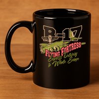 B 17 Flying Fortress 11oz C Handle Ceramic Mug