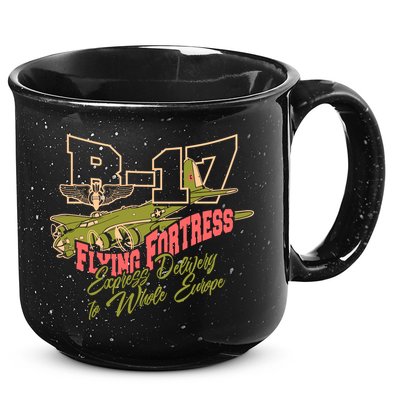 B 17 Flying Fortress 15oz Campfire Ceramic Mug