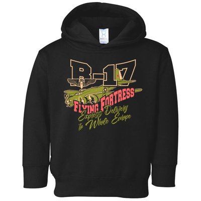 B 17 Flying Fortress Toddler Hoodie