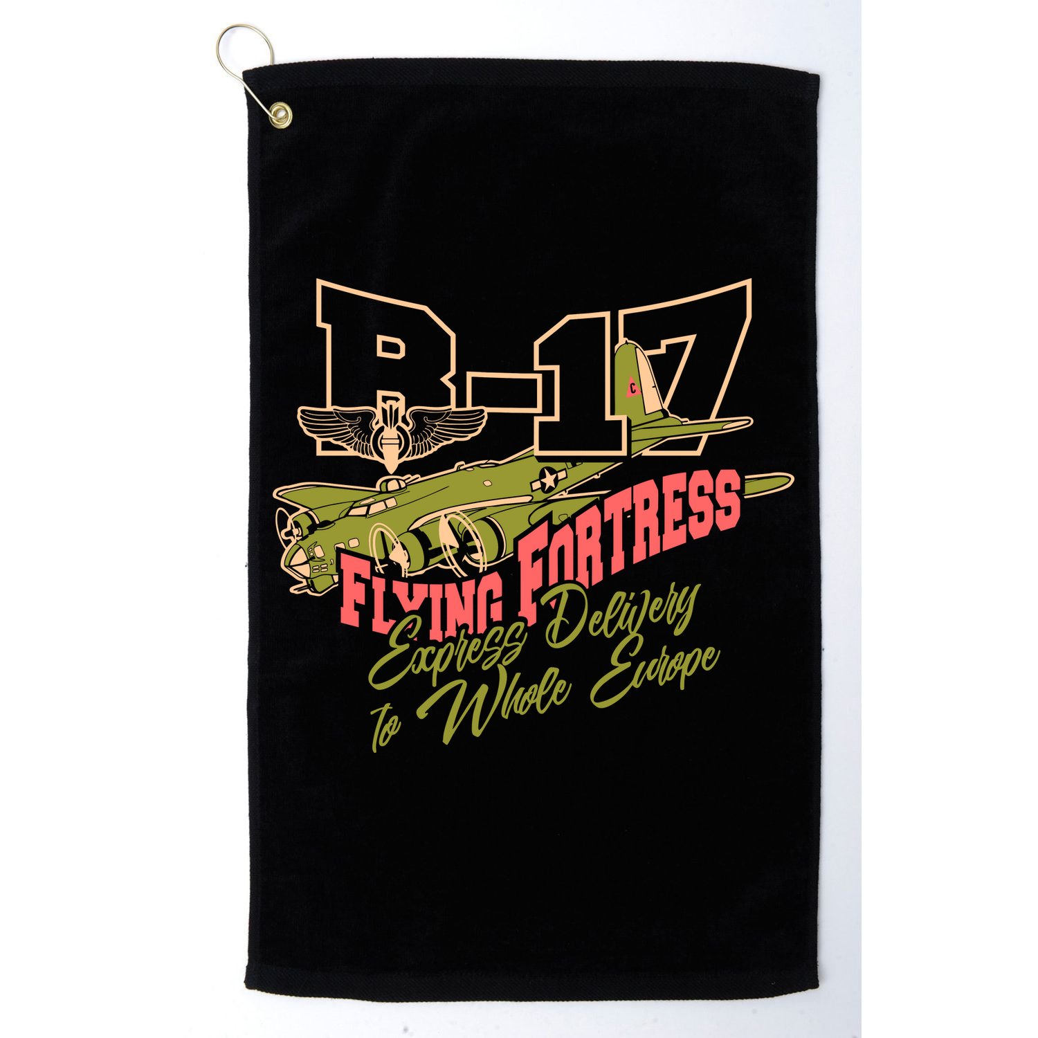 B 17 Flying Fortress Golf Towel