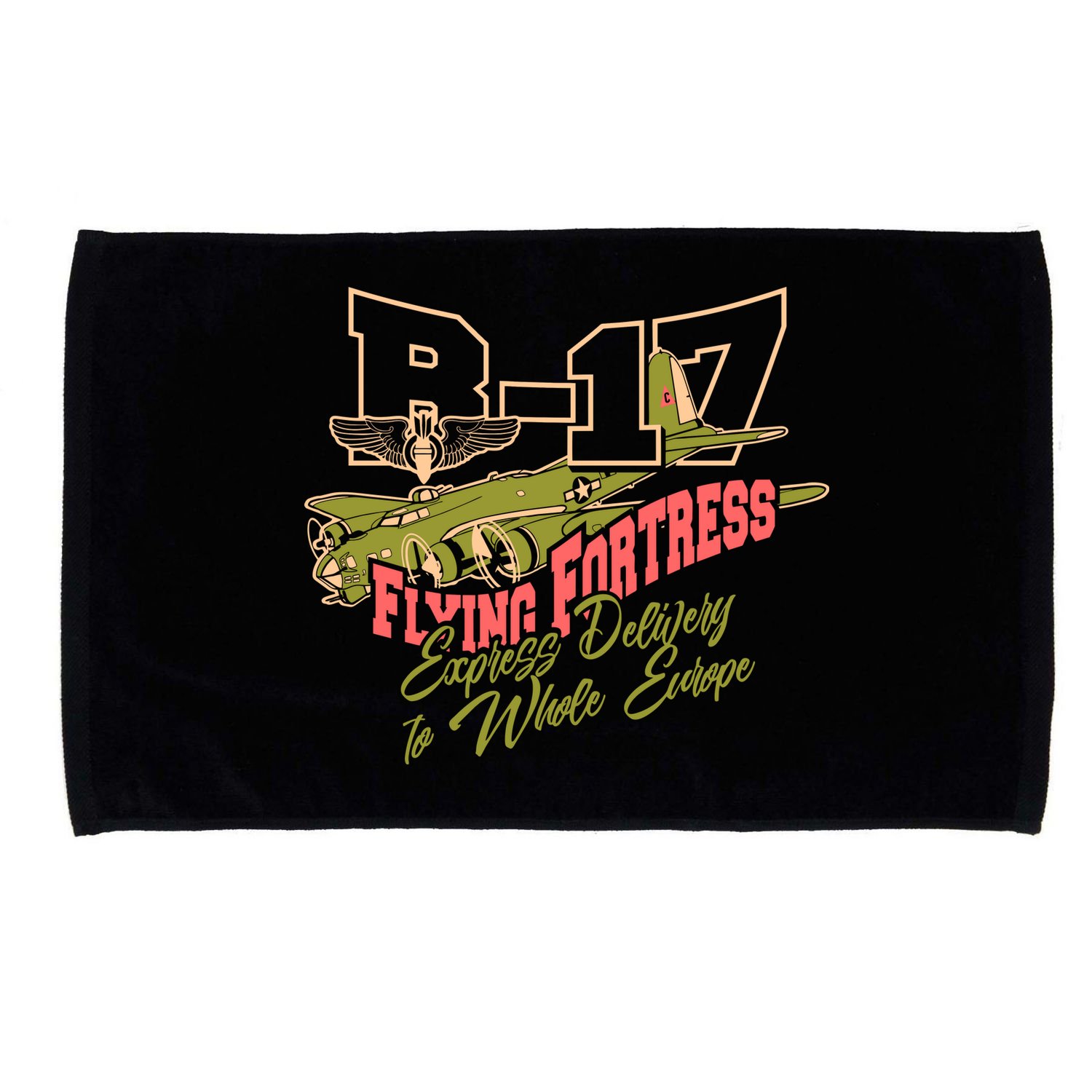 B 17 Flying Fortress Microfiber Hand Towel