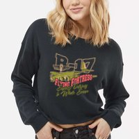 B 17 Flying Fortress Cropped Pullover Crew