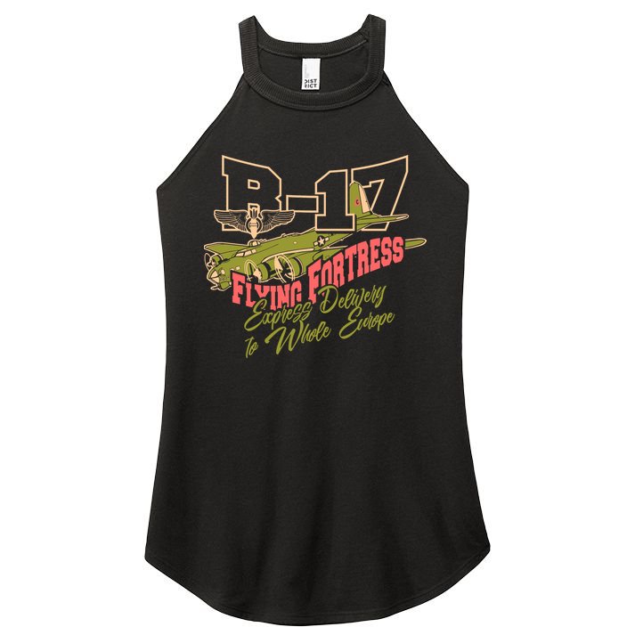 B 17 Flying Fortress Women's Perfect Tri Rocker Tank