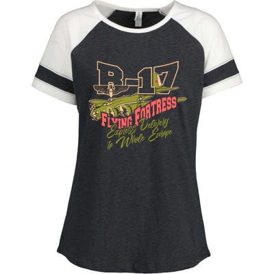 B 17 Flying Fortress Enza Ladies Jersey Colorblock Tee