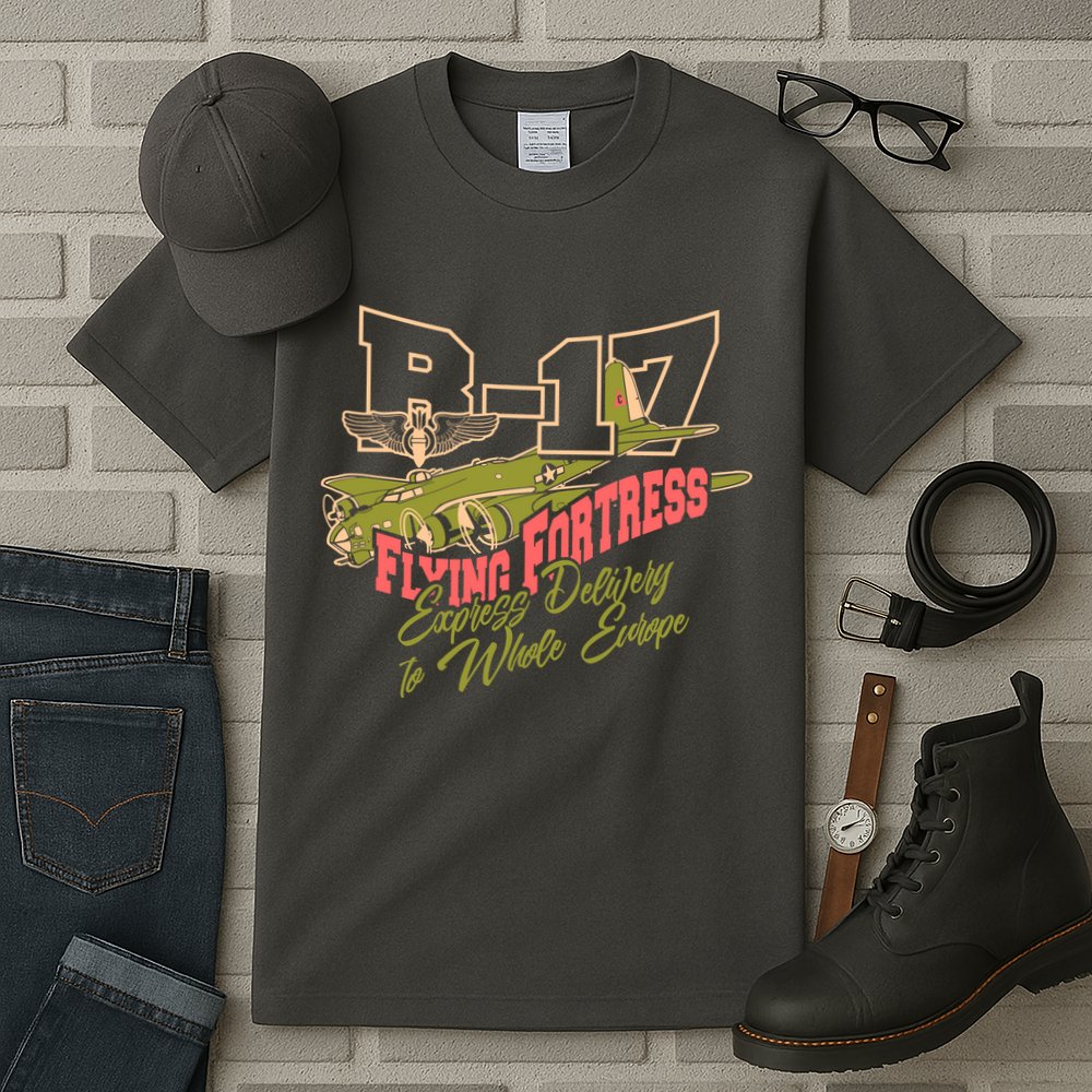 B 17 Flying Fortress Tall T-Shirt