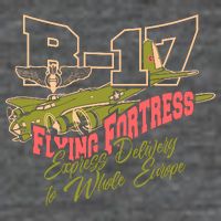 B 17 Flying Fortress Button