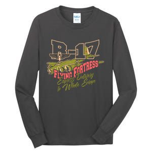 B 17 Flying Fortress Tall Long Sleeve T-Shirt