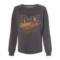 B 17 Flying Fortress Womens California Wash Sweatshirt