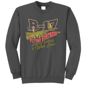 B 17 Flying Fortress Tall Sweatshirt