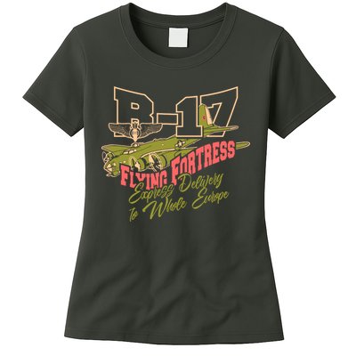 B 17 Flying Fortress Womens T-Shirt