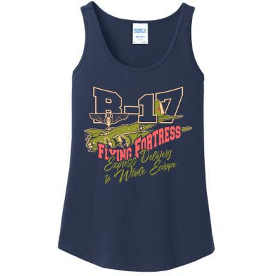 B 17 Flying Fortress Ladies Essential Tank