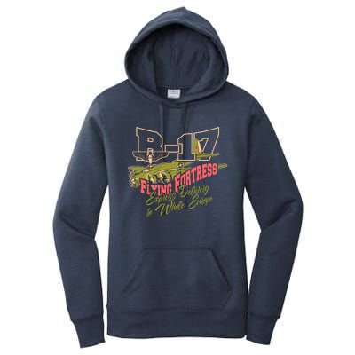 B 17 Flying Fortress Women's Pullover Hoodie