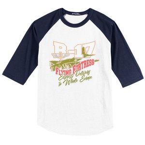 B 17 Flying Fortress Baseball Sleeve Shirt