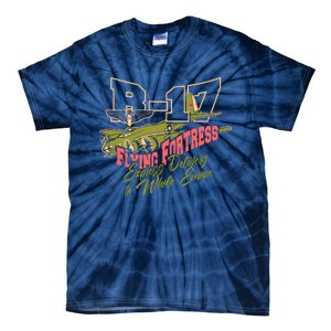 B 17 Flying Fortress Tie-Dye T-Shirt